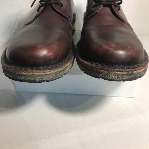 Bass Dress Shoes Fairmount  JD Series Mens Leather Burgandy Brown Size 9D Brazil - Picture 5 of 11